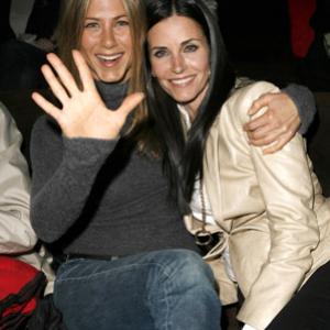 Jennifer Aniston and Courteney Cox at event of The Tripper 2006