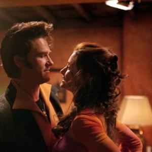 Still of Kurt Russell and Courteney Cox in 3000 Miles to Graceland (2001)