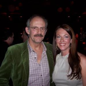 The Netherbeast of BermTech Industries Inc CoStar Stephanie Ronalds visits with Chris Lloyd at the Closing Night Gala at the 2005 Santa Barbara Film Festival