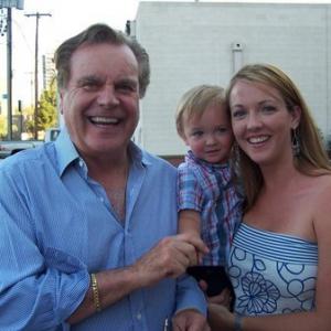 Robert Wagner Leif Ronalds and Stephanie Ronalds after the Little Victim wrap dinner party