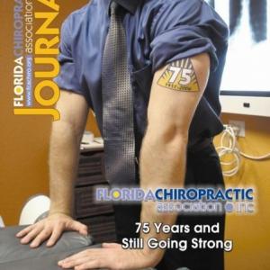 Cover of Florida Chiropractic Journal 75th Anniversary Issue
