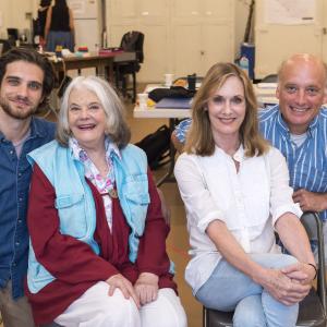 The cast of Marjorie Prime Jeff Ward Lois Smith Lisa Emery and Frank Wood