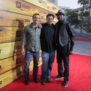 Travis Sentell, The Tim Coston, and Tim Brown - stars of the FOX FAST shorts - FOX Studios