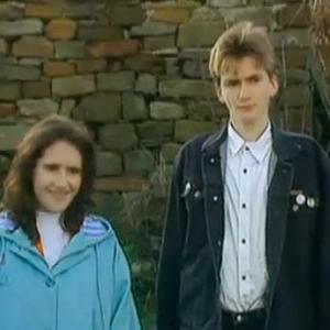 As Fiona MacDonald in 'The Secret of Croftmore' with fellow actor David Tennant.