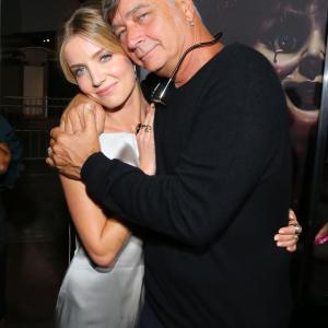 John R Leonetti and Annabelle Wallis at event of Anabele 2014