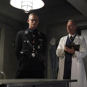 Still of Reed Diamond and Alexander Leeb in Agents of SHIELD 2013