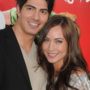Brandon Routh and Courtney Ford arrive at the 
