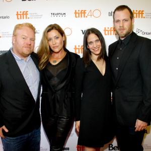 Paige Dylan, Adam Salky, Mike Harrop and Amy Koppelman at event of I Smile Back (2015)