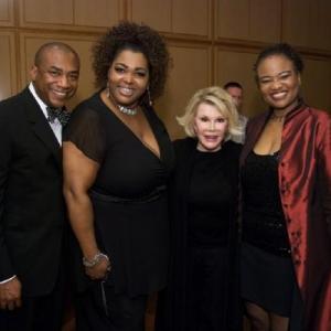 Terry Loftis Liz Mikel Joan Rivers Denise Lee  Liz and Denise opened for Joan at Turtle Creek Chorals annual concertGala