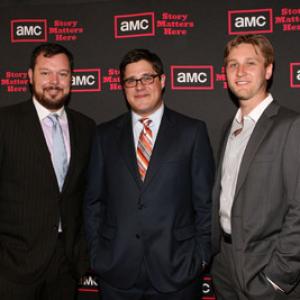 Michael Gladis Rich Sommer and Aaron Staton