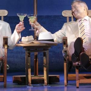 Timothy Gulan and Tom Hewitt in the First National Tour of Dirty Rotten Scoundrels 2006