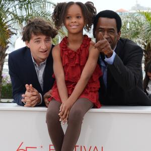 Benh Zeitlin Quvenzhan Wallis and Dwight Henry at event of Beasts of the Southern Wild 2012