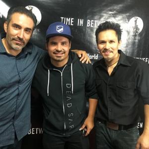 Time In Between wrap party with Michael Pena and Carlos Zapata.