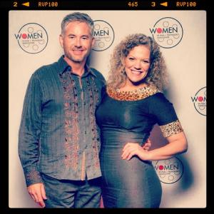 Paul Duchart and S. Siobhan McCarthy on the Women In Film and Television Red Carpet for VIFF 2013
