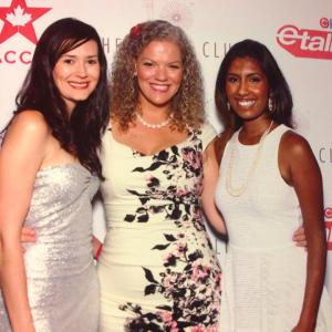 At Toronto International Film Festival Academy Party Laura Adkin, S. Siobhan McCarthy and Nimisha Mukerji