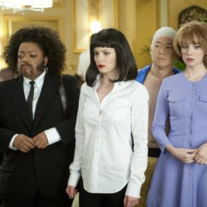Still of Ken Jeong, Yvette Nicole Brown, Alison Brie and Gillian Jacobs in Community (2009)