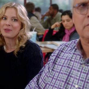 Still of Chevy Chase and Gillian Jacobs in Community (2009)