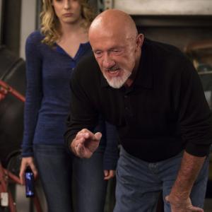 Still of Jonathan Banks and Gillian Jacobs in Community (2009)