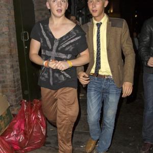 Greg West and Joe Cooper seen attending Rylan Clarks HalloweenBirthday Party held at the Mahiki nightclub in London 2012
