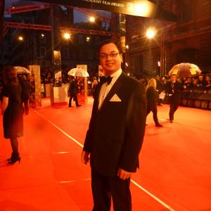 On the red carpet BAFTAS 2010