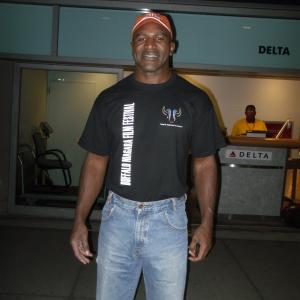 Evander Holyfield doning the BNFF colors