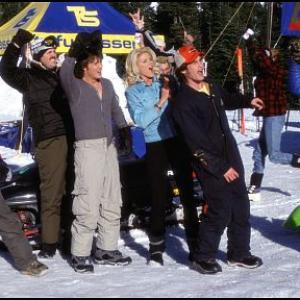 Still of Victoria Silvstedt, David Denman, Zach Galifianakis, Derek Hamilton and Jason London in Out Cold (2001)