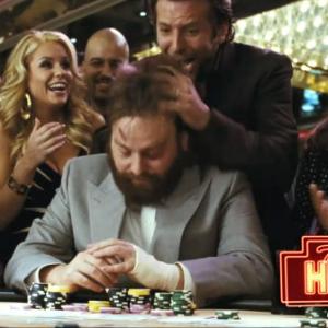 Carrie Keagan Bradley Cooper and Zach Galifiankis in The Hangover