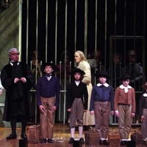Robert Gerdisch on Goodman Theater Stage Chicago as Young Scrooge in Christmas Carol