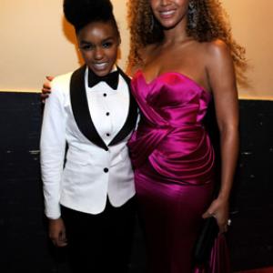 Beyonc Knowles and Janelle Mone