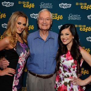 Jena Sims Roger Corman and Olivia Alexander at Wired Magazine Comic Con 2012