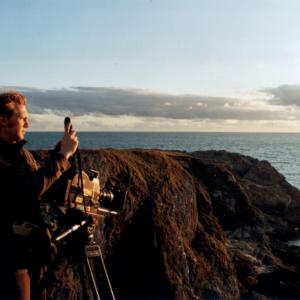 Christoph Englert on location Belle Ile en Mer France for THE WATCHMAN AND THE LITTLE GIRL Additional photography