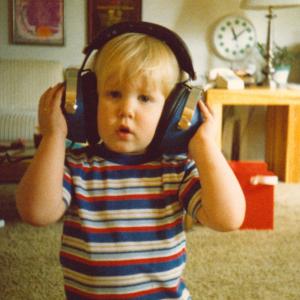 Bob as Aspiring Audio Specialist, Age 3
