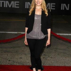 Melissa Rauch The Premiere of In Time held at Regency Village Theatre  Arrivals Westwood California Oct 20th 2011