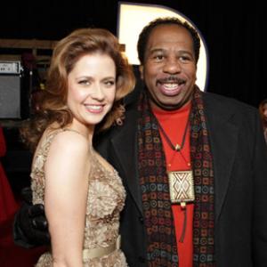 Jenna Fischer and Leslie David Baker at event of Walk Hard The Dewey Cox Story 2007