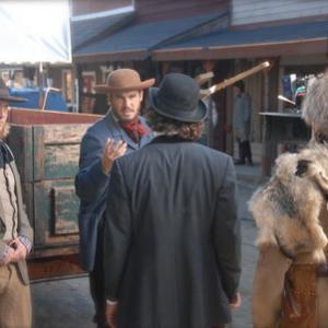 Behind the Scenes  DJ Perry as Will Burnett Jordan Engle II as Cole Sorrells Paul Proios as Jim Dandy and Tommy Dipple as Bobcat Roberts in Ghost Town The Movie filmed in Maggie Valley North Carolina at Ghost Town in the Sky theme park scheduled to open May 2007