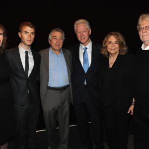 Robert De Niro, Bill Clinton, Linda Bloodworth-Thomason, Jane Rosenthal, Harry Thomason, Shane Bitney Crone