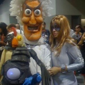 as Dazzler with The Mad Scientist and Robot Chicken!