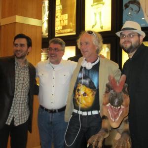 Cody Vaughan with Director Danny Bishop and actor Rowdy Arroyo at the premiere of 