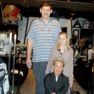 Jennifer Hutchins produced a segment with Shorty Rossi known for Pitt Boss Igor Vovkovinskiy who in 2010 measured at 7 feet 833 inches 2345 cm and took the record for tallest man in the US