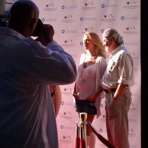 Red carpet interview for DisruptDismantle at the Action On Film Festival in Pasadena