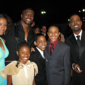 Imani Hakim Temple Poteat Terry Crews Tyler James Williams and Chris Rock attend the 37th Annual NAACP Image Awards in Los Angeles CA