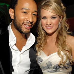 John Legend and Carrie Underwood