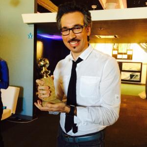 Frozen wins Best Animated Feature at the 2014 Golden Globes. Head of Animation, Lino DiSalvo.
