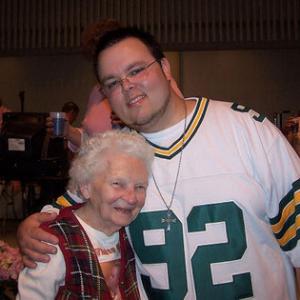 Scott with his Grandma Fraser at his homecoming party, 05-14-05!