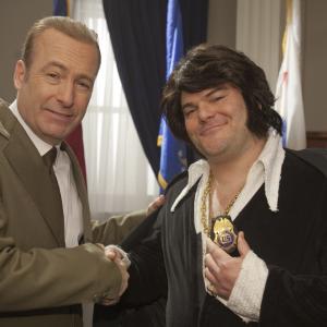 Still of Jack Black and Bob Odenkirk in Drunk History 2013