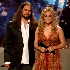 Carrie Underwood and Bo Bice at event of American Idol The Search for a Superstar 2002
