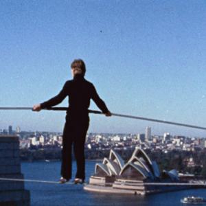 Still of Philippe Petit in Man on Wire 2008