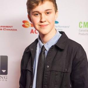 On the red carpet at the UBCP/ACTRA awards, Vancouver Playhouse November 22, 2014