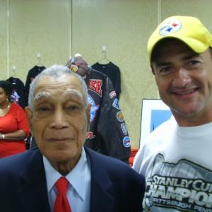 With the late Lee Archer, the face of the original Tuskegee Airmen & the only African American Ace Fighter Pilot of WWII
