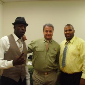 Backstage with Demetrius Grosse and Layon Gray at Black Angels Over Tuskegee performance in NC